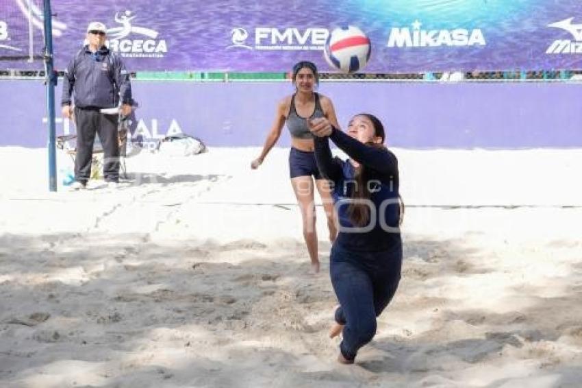 TLAXCALA . VISORIAS DE VOLEIBOL