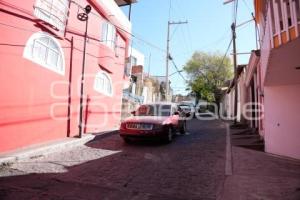 TLAXCALA . CIRCULACIÓN CALZADA MISTERIOS