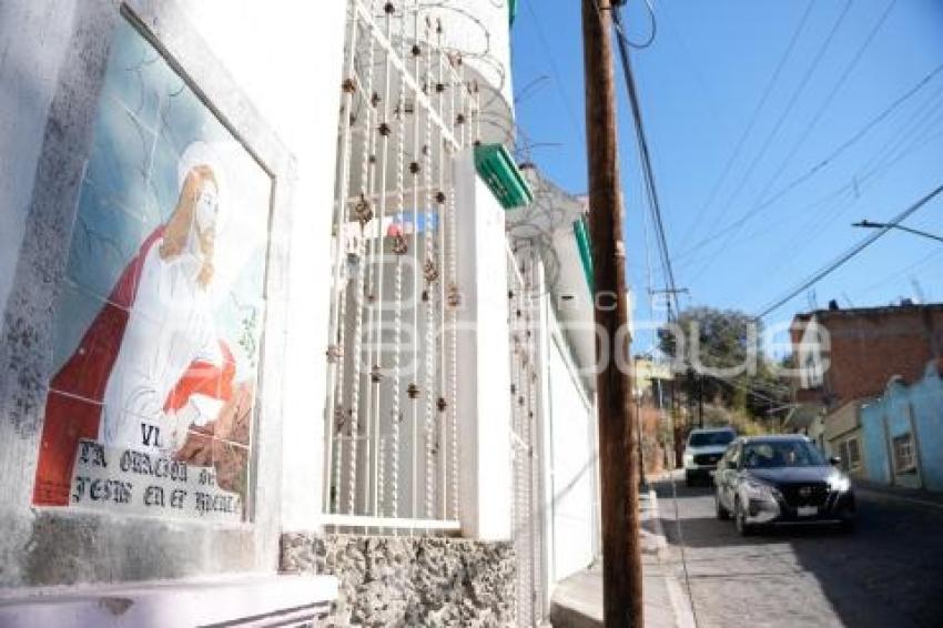 TLAXCALA . CIRCULACIÓN CALZADA MISTERIOS