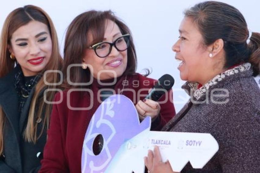 TLAXCALA . ENTREGA CUARTOS DORMITORIOS