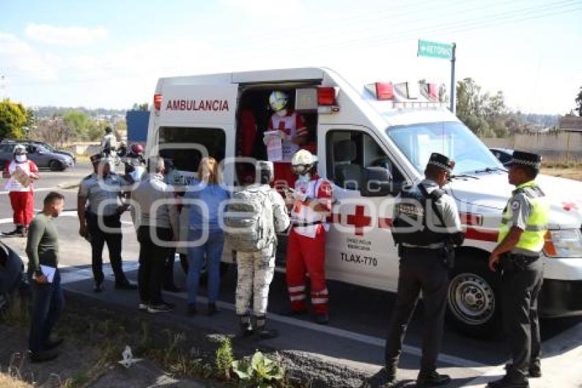 TLAXCALA . ACCIDENTE VIAL