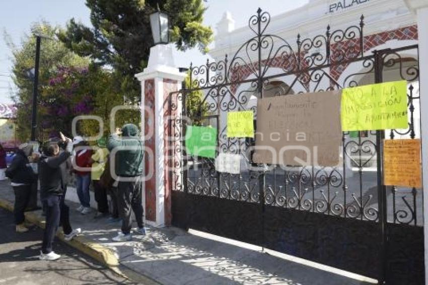 SAN FELIPE HUEYOTLIPAN . TOMA PRESIDENCIA