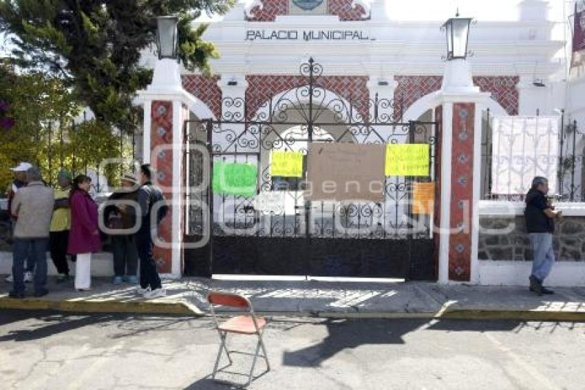 SAN FELIPE HUEYOTLIPAN . TOMA PRESIDENCIA