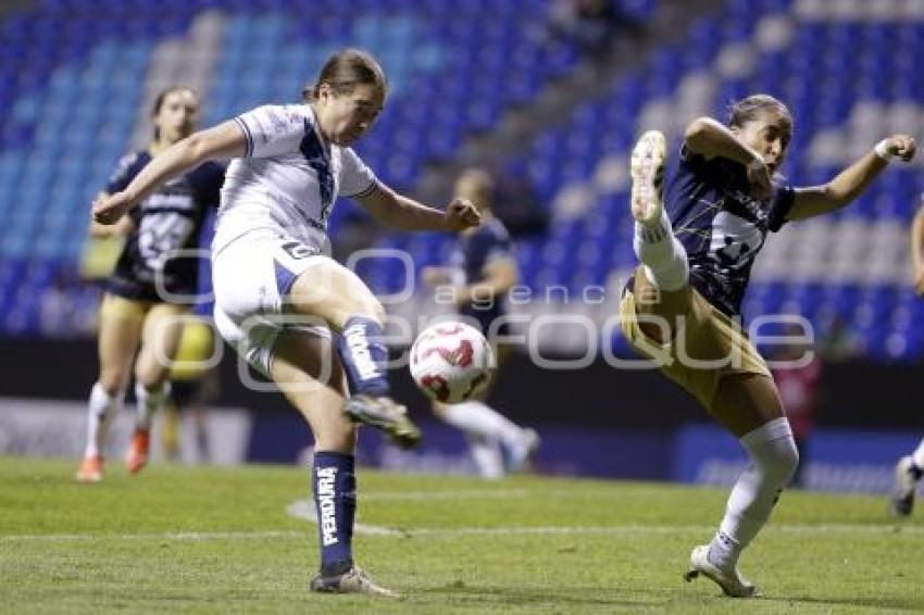 FÚTBOL FEMENINL . PUEBLA VS PUMAS