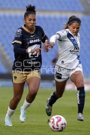 FÚTBOL FEMENINL . PUEBLA VS PUMAS