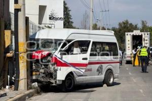 ACCIDENTE TRANSPORTE PÚBLICO