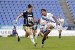 FÚTBOL FEMENINL . PUEBLA VS PUMAS