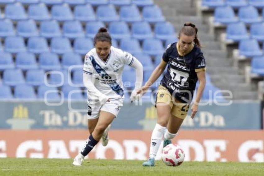 FÚTBOL FEMENINL . PUEBLA VS PUMAS
