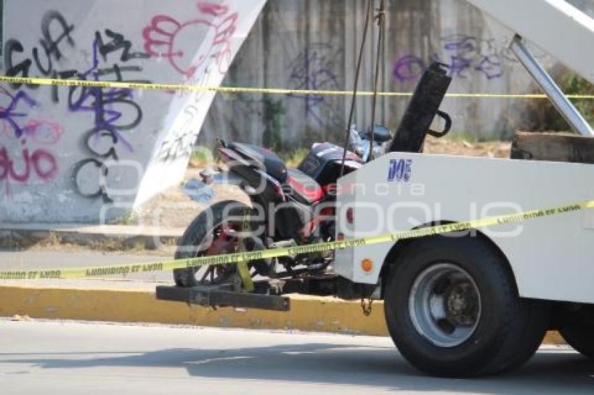 NOTA ROJA . ACCIDENTE MOTOCICLISTA