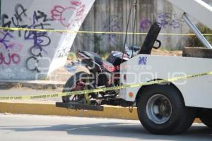 NOTA ROJA . ACCIDENTE MOTOCICLISTA