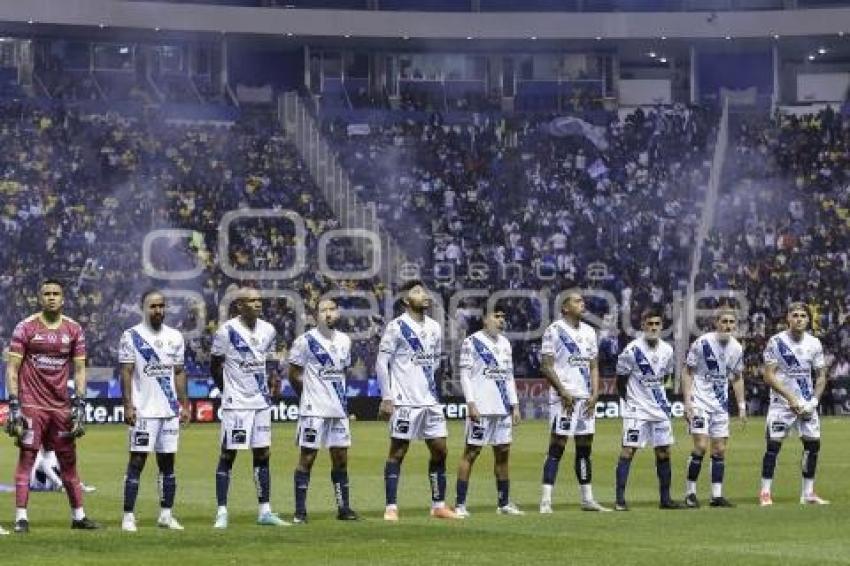 FÚTBOL . CLUB PUEBLA VS AMÉRICA