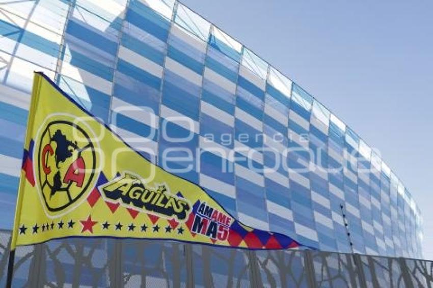 FÚTBOL . CLUB PUEBLA VS AMÉRICA
