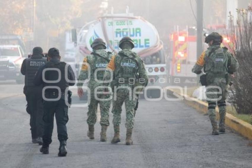INCENDIO PARQUE INDUSTRIAL CHACHAPA