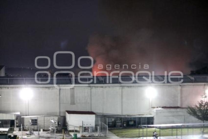 INCENDIO PARQUE INDUSTRIAL CHACHAPA