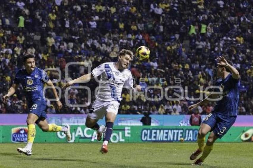 FÚTBOL . CLUB PUEBLA VS AMÉRICA