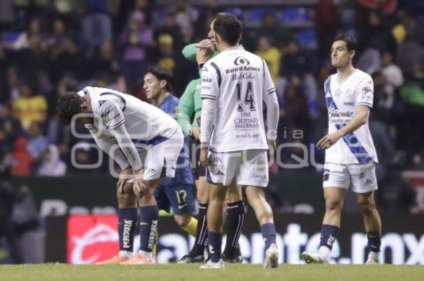 FÚTBOL . CLUB PUEBLA VS AMÉRICA