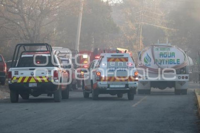 INCENDIO PARQUE INDUSTRIAL CHACHAPA