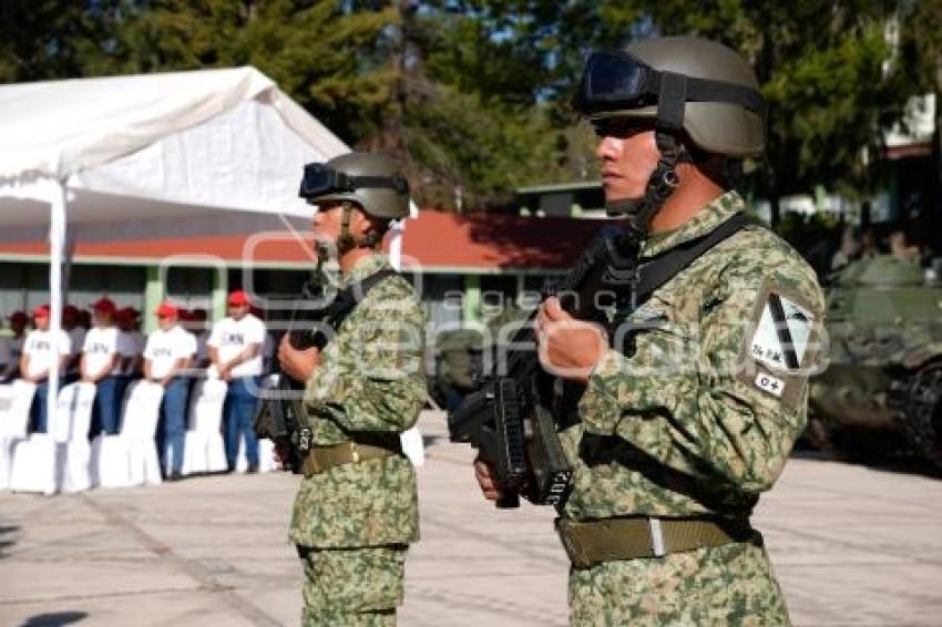 TLAXCALA . CEREMONIA SERVICIO MILITAR