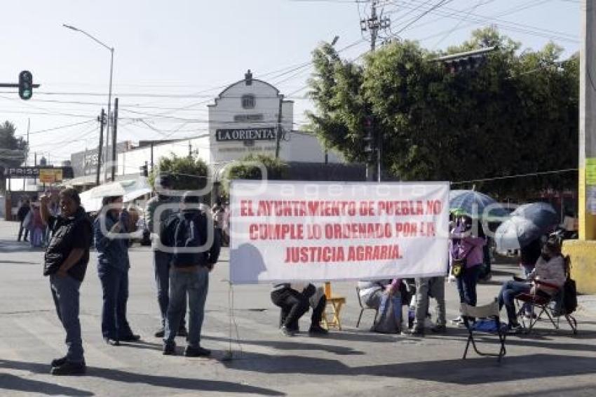 MANIFESTACIÓN EJIDATARIOS