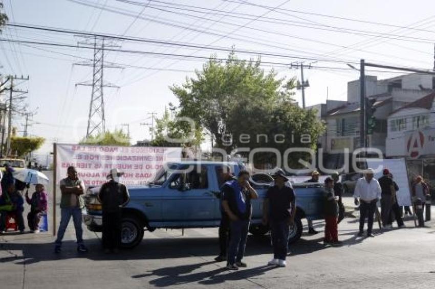 MANIFESTACIÓN EJIDATARIOS