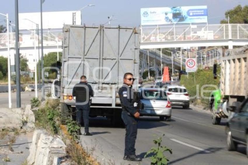 SEGURIDAD . CAMIÓN RECUPERADO