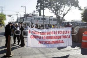 MANIFESTACIÓN EJIDATARIOS
