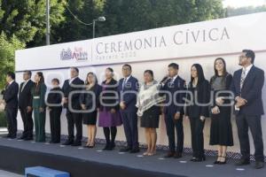 SAN ANDRÉS CHOLULA . CEREMONIA CÍVICA