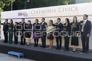 SAN ANDRÉS CHOLULA . CEREMONIA CÍVICA