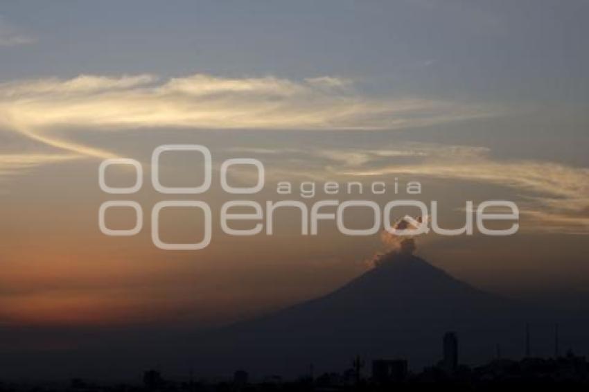 ATARDECER . POPOCATÉPETL