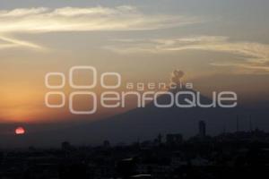 ATARDECER . POPOCATÉPETL