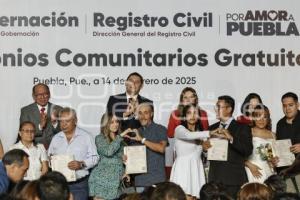 GOBIERNO ESTATAL . MATRIMONIOS COMUNITARIOS