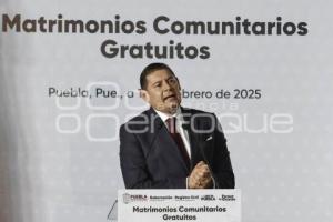 GOBIERNO ESTATAL . MATRIMONIOS COMUNITARIOS