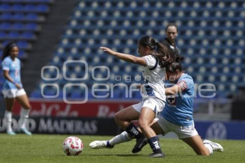 FÚTBOL FEMENIL . PUEBLA VS CRUZ AZUL