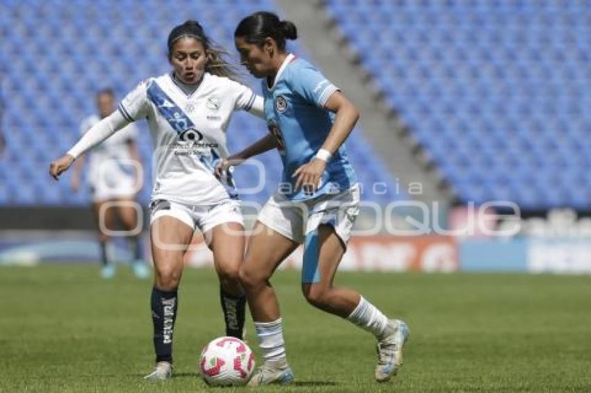 FÚTBOL FEMENIL . PUEBLA VS CRUZ AZUL