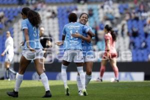 FÚTBOL FEMENIL . PUEBLA VS CRUZ AZUL