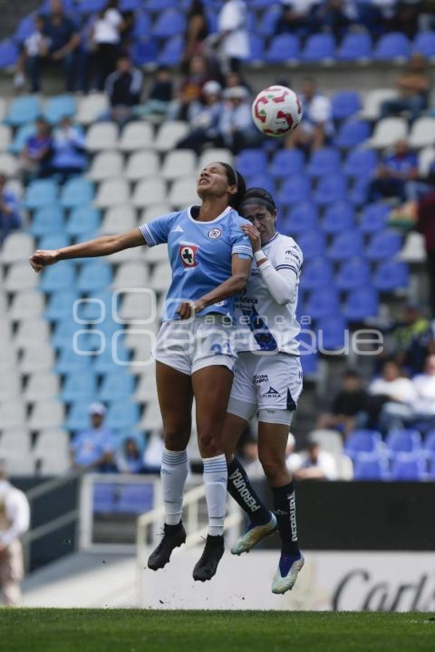 FÚTBOL FEMENIL . PUEBLA VS CRUZ AZUL