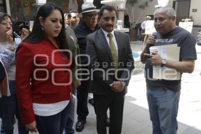 SAN PEDRO CHOLULA . EXPOSICIÓN MIGRANTE
