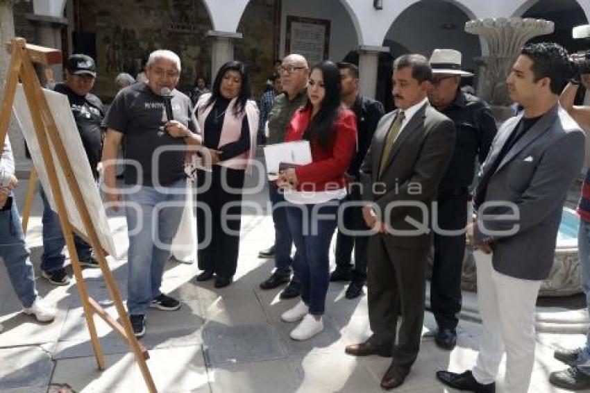 SAN PEDRO CHOLULA . EXPOSICIÓN MIGRANTE