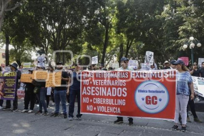 MANIFESTACIÓN . VETERINARIOS