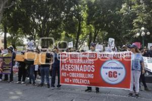 MANIFESTACIÓN . VETERINARIOS