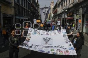 MANIFESTACIÓN . VETERINARIOS