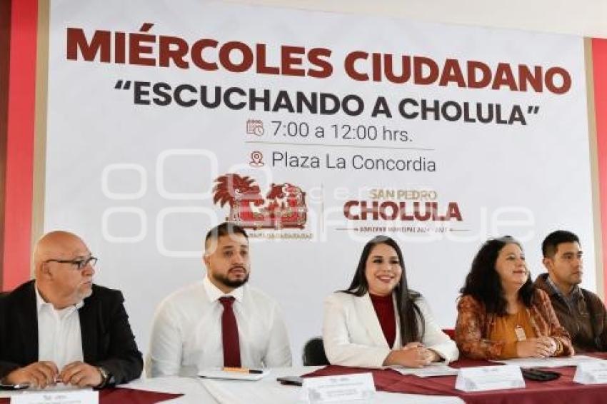 SAN PEDRO CHOLULA . MIÉRCOLES CIUDADANO