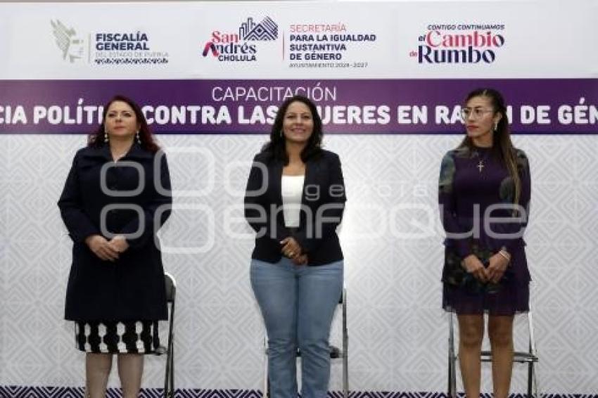 SAN ANDRÉS CHOLULA . VIOLENCIA POLÍTICA DE GENERO