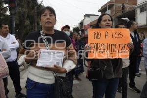 MANIFESTACIÓN . PARQUÍMETROS