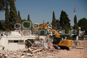 TLAXCALA . DEMOLICIÓN HOSPITAL GENERAL