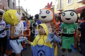 SAN PEDRO CHOLULA . DESFILE DE MASCARITAS