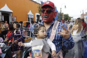 SAN PEDRO CHOLULA . DESFILE DE MASCARITAS