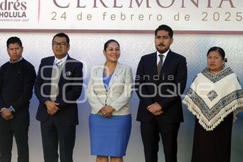 SAN ANDRÉS CHOLULA . DÍA DE LA BANDERA