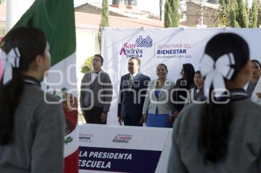 SAN ANDRÉS CHOLULA . UN DÍA CON LA PRESIDENTA