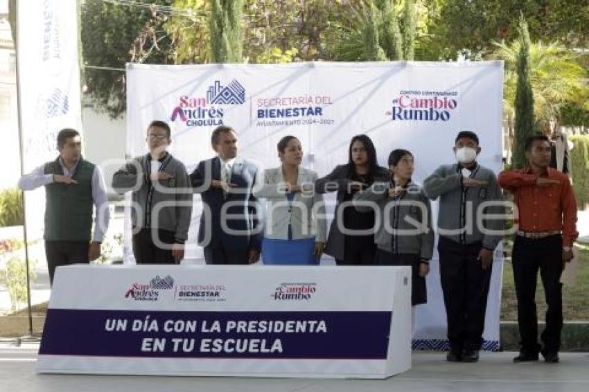 SAN ANDRÉS CHOLULA . UN DÍA CON LA PRESIDENTA